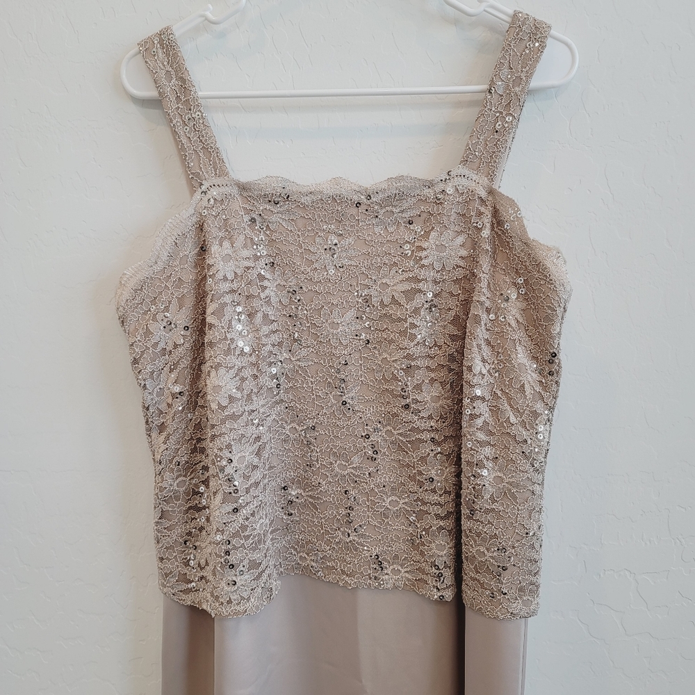 Alex Evenings Sleeveless A-Line Dress Gown Women's Size 14W - Picture 12 of 14